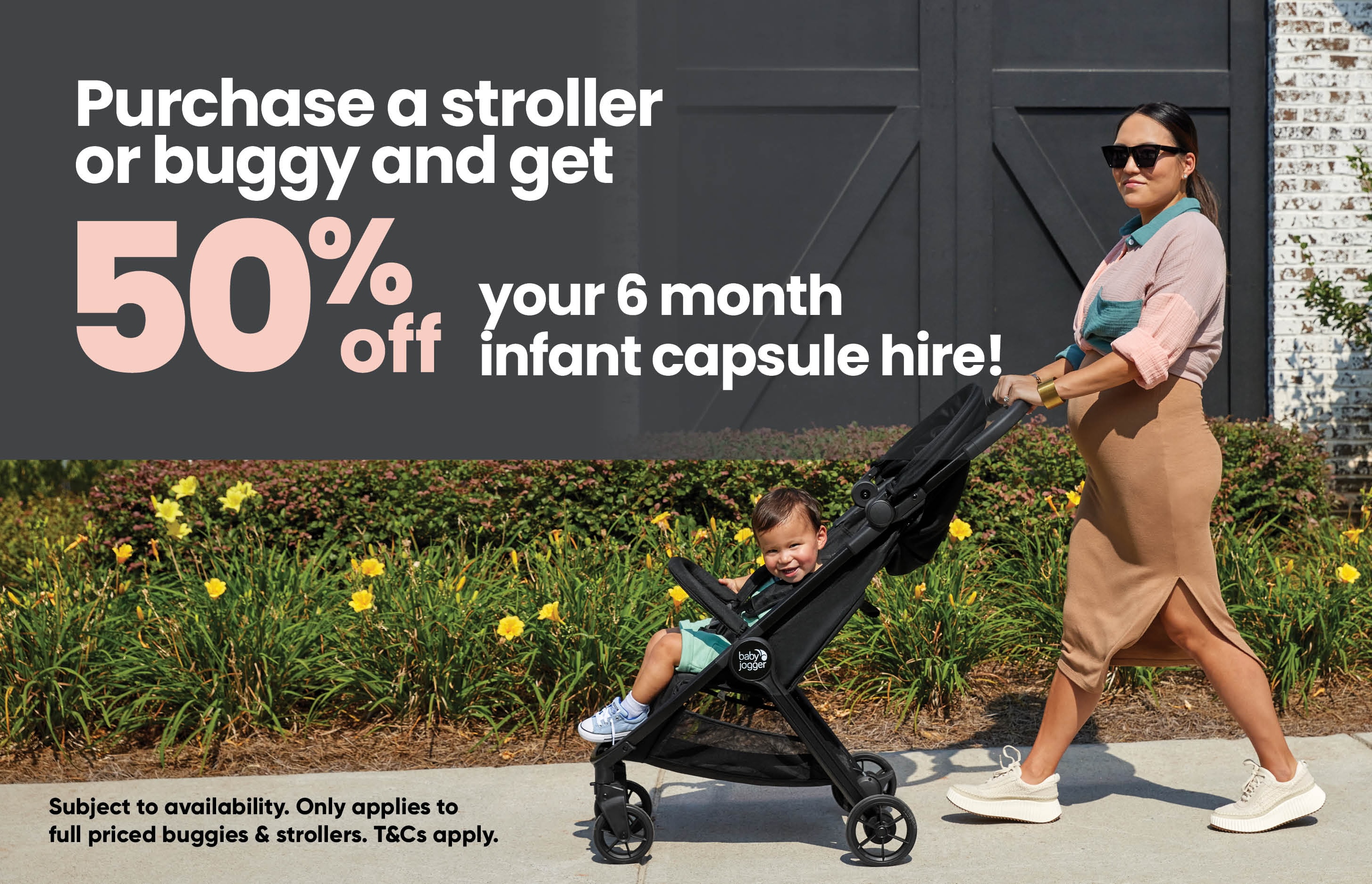 Buggy & capsule hire promotion